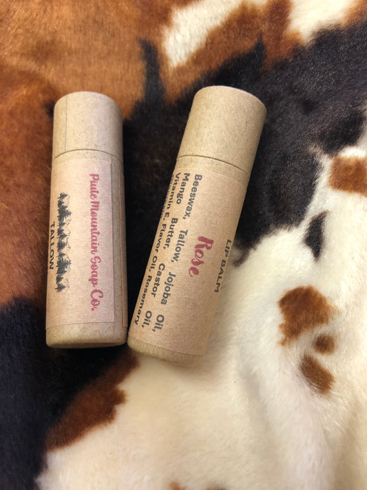 Tallow Lip Balm Rose