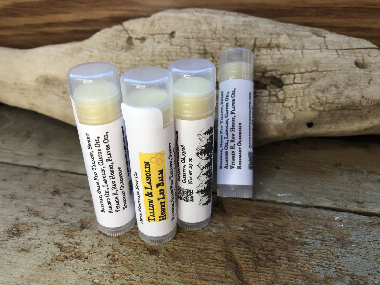 Tallow & Lanolin Honey Lip Balm