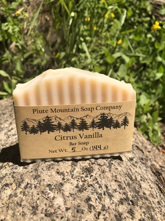 Citrus and Vanilla bar soap