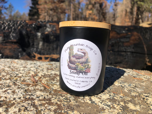 “Snake Oil” Coconut Apricot Candle